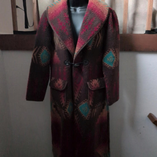 Tasha Polizzi Long Sherpa Borderline Duffle Coat - Small