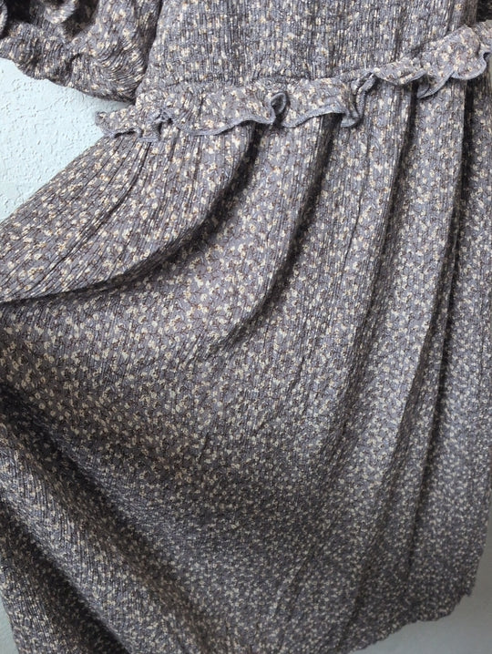 Neuflora Emory Dress In Grey Floral Size M