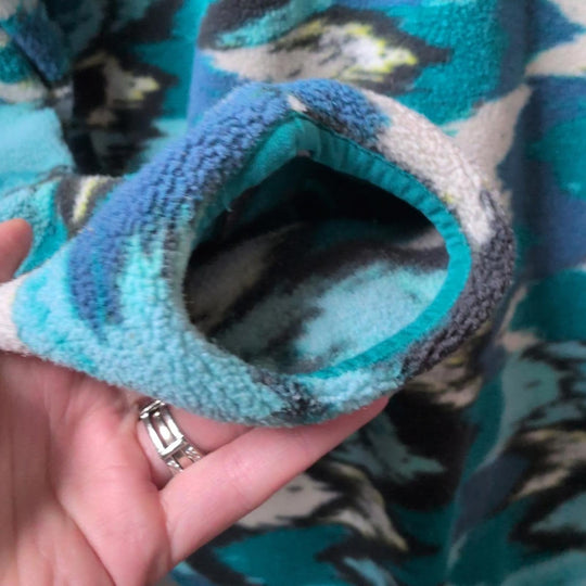 Patagonia Synchilla Trout Tales Elwha Blue Sweater- Medium