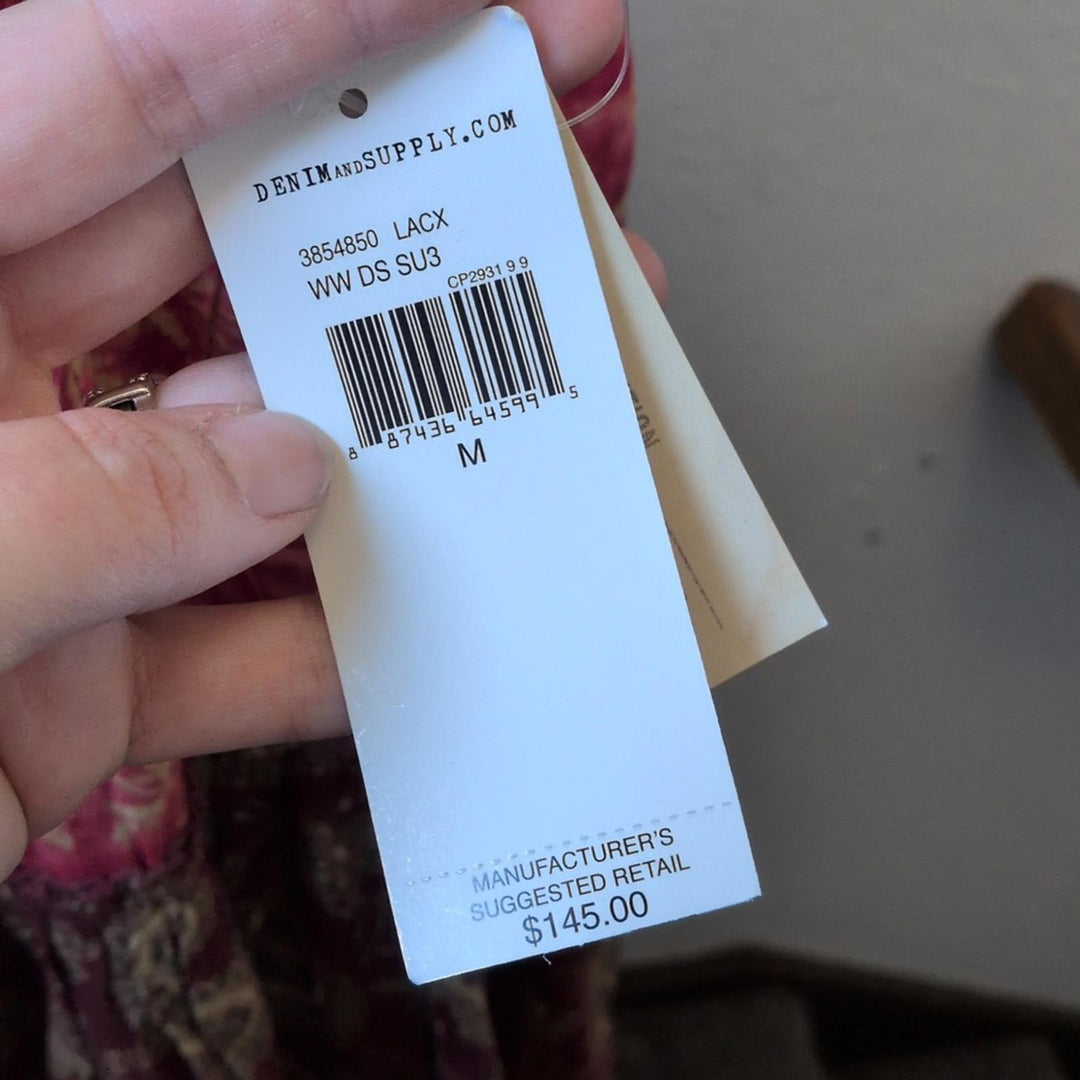 Denim And Supply By Ralph Lauren Paisley Maxi Dress - Medium