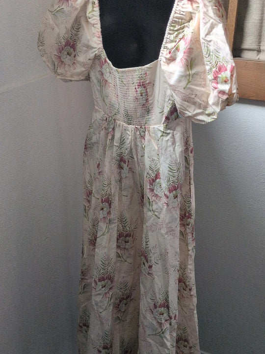 Hill House Matilda Dress In Paradise Floral Size S