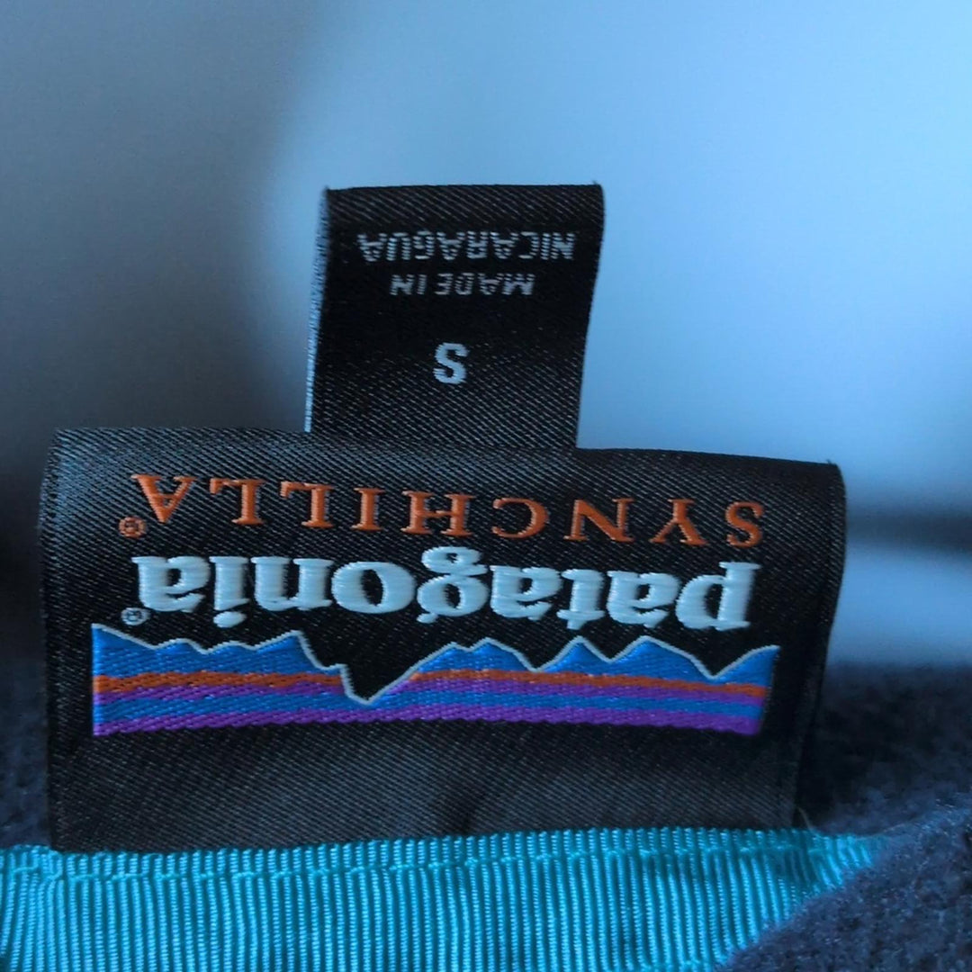 Patagonia Laughing Waters Zip-up Synchilla Hoodie Rare - Small