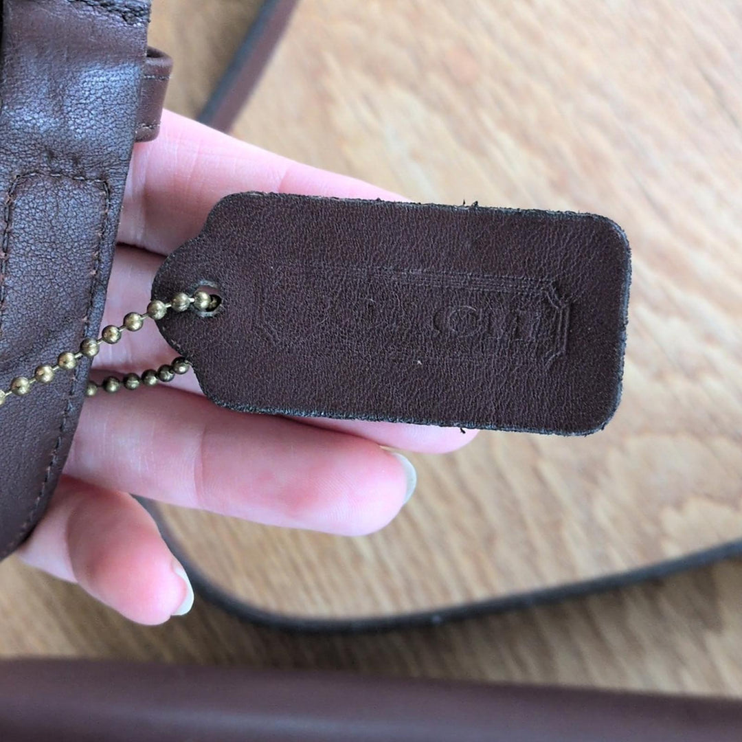 Coach Tribeca Vintage Convertible Bag In Dark Brown