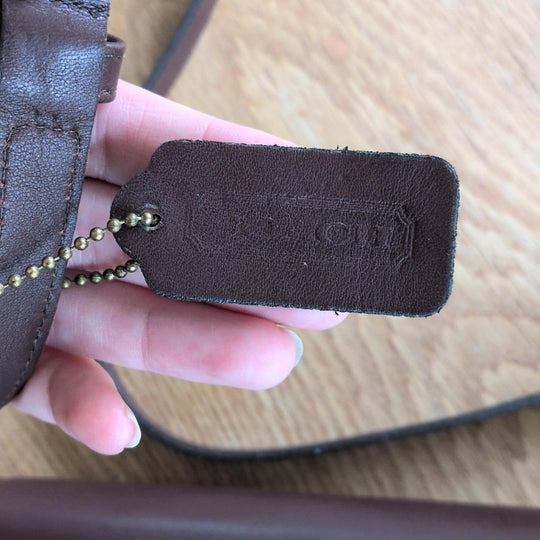 Coach Tribeca Vintage Convertible Bag In Dark Brown