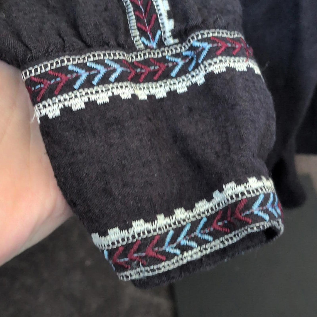 Free People All My Life Embroidered Mini Dress - Small