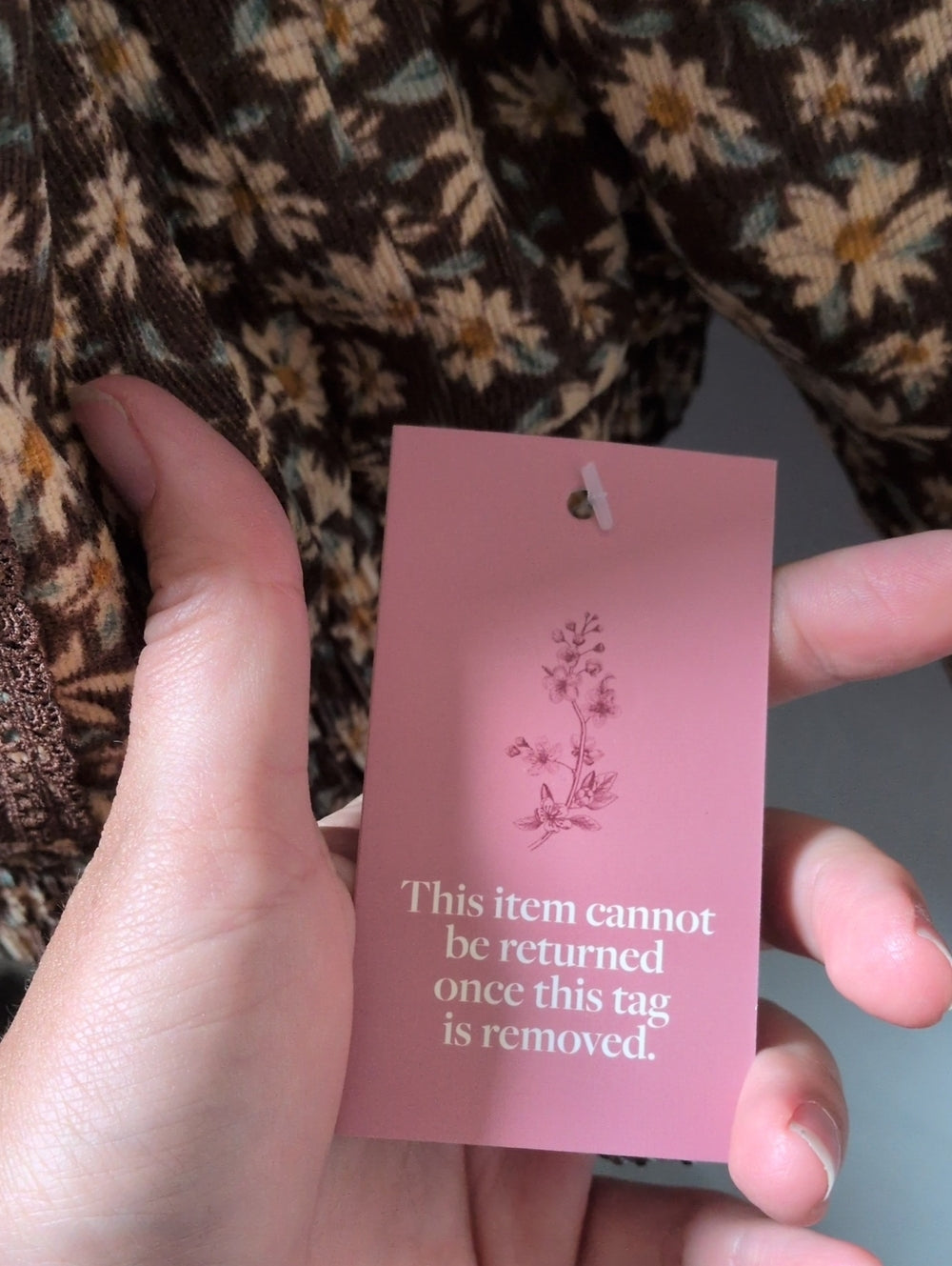 Ivy City Co Tasia Brown Floral Jacket - XL