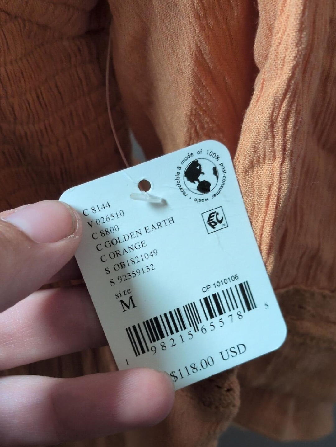 Free People Free Est Maxi Dress In Golden Earth Orange - Medium