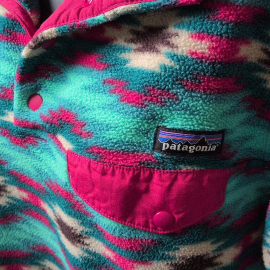Patagonia Wild Desert Teal Synchilla Sweater