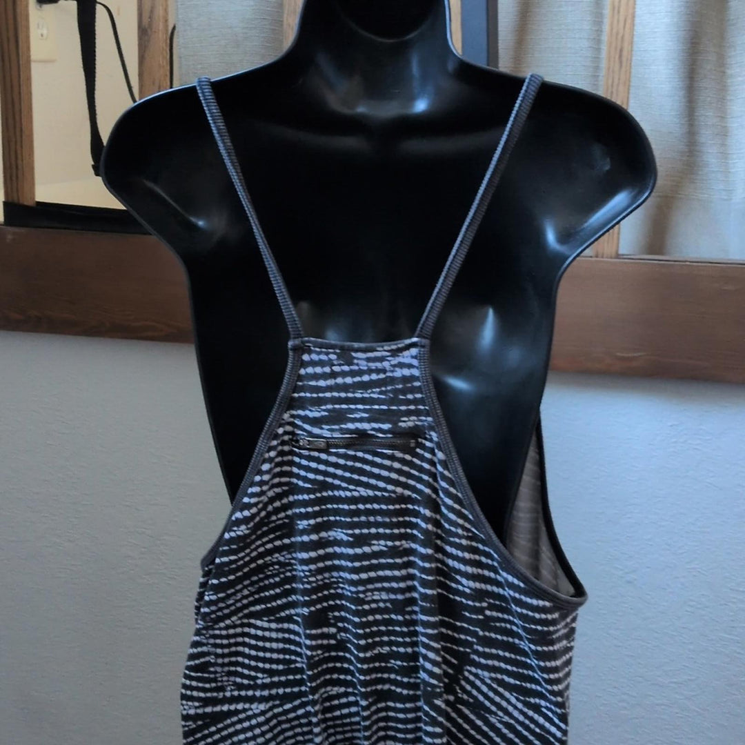 Free People Movement Hot Shot Onesie In Rare Black And White Print - Medium