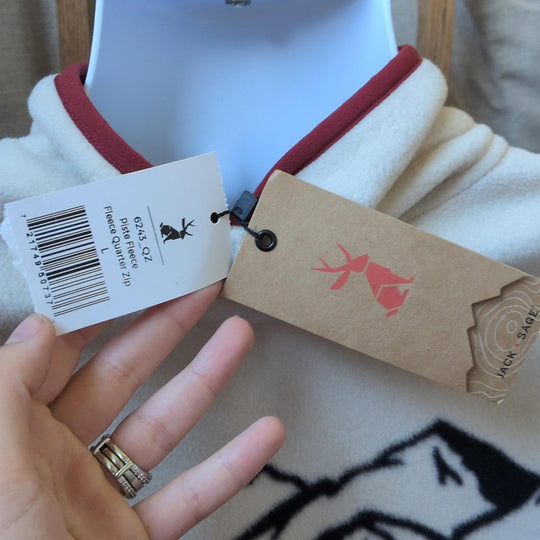 Jack And Sage Mount Washington Piste Quarter Zip Fleece - Large