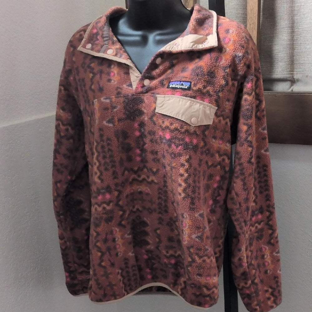 Patagonia Wandering Woods Pattern Synchilla - Small