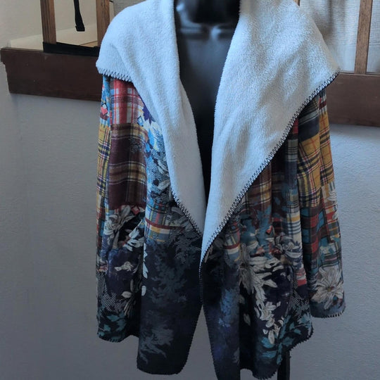 Johnny Was Ono Sherpa sweater Jacket - Medium