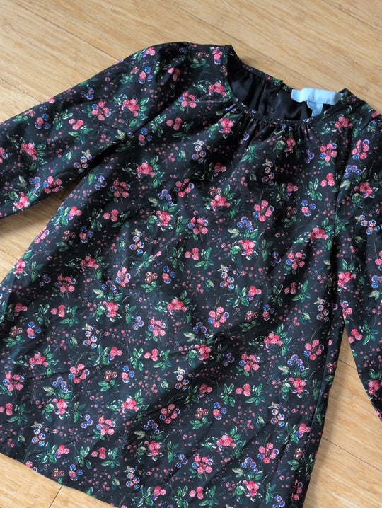 Hill House Home Tiny Eloise Dress in Multi Berry Floral -  Girls 5/6