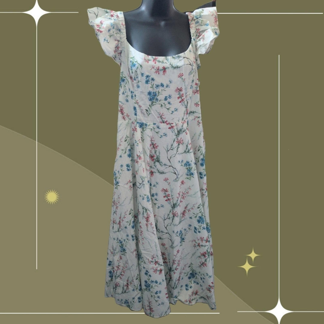 Hill House Home The Daphne Dress  Spring Chintz Cotton - XL