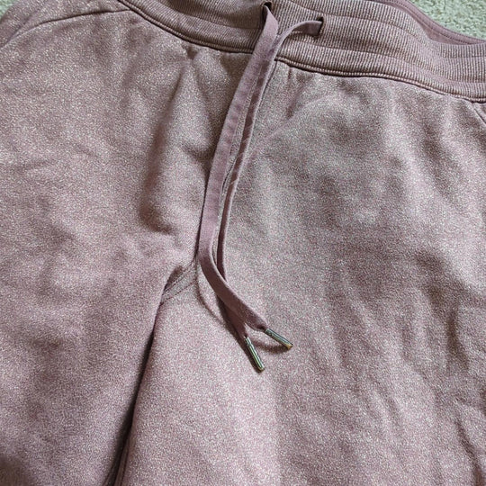 Lululemon Pink Gold Sparkle At My Leisure Jogger Pants
