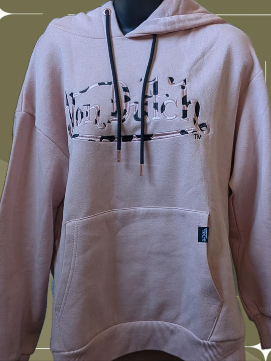 Von Dutch Cheetah Logo Hoodie - S