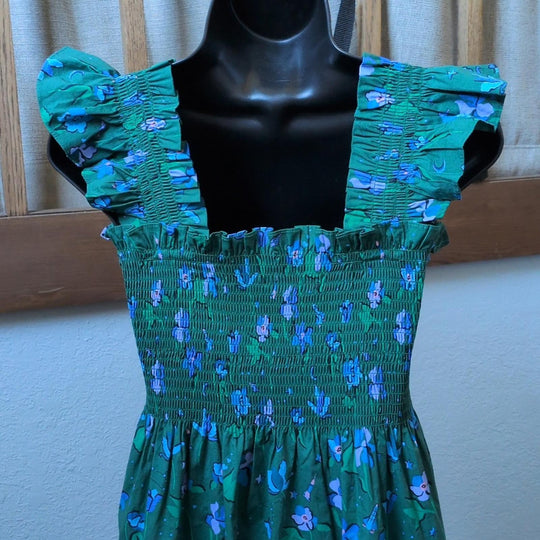 Hill House Home Ellie Nap Dress In Space Floral - Extra Small