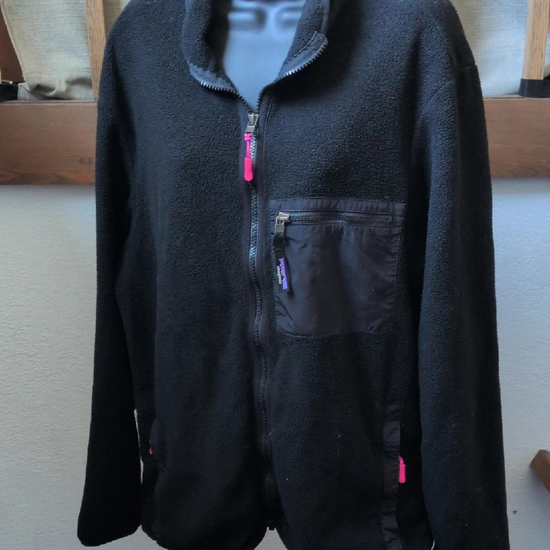 Vintage Patagonia Synchilla Polar Fleece Zip Jacket - Large