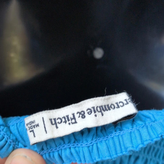 Abercrombie Ruched Sweetheart Neck Dress - Large