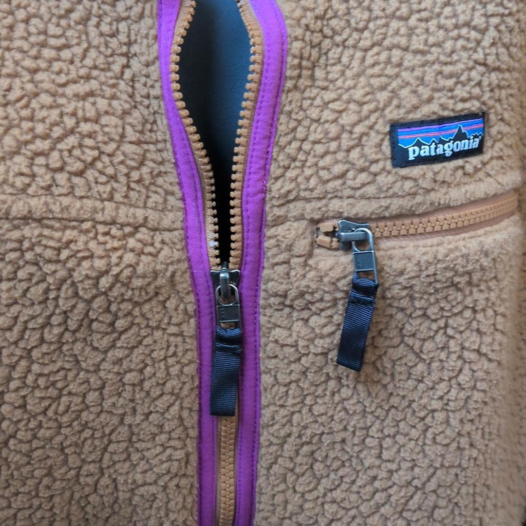 Women's Patagonia Retro Pile Fleece Zip-up Jacket - Medium