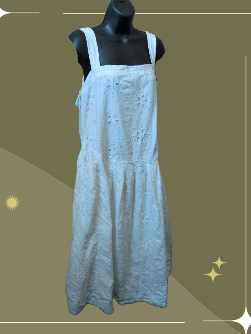 Free People Primavera Eyelet Midi Dress size m