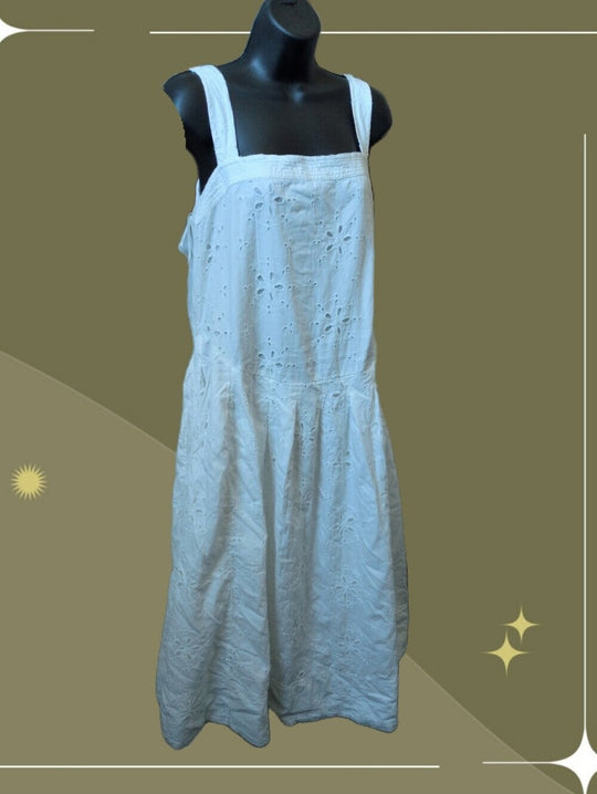 Free People Primavera Eyelet Midi Dress size m