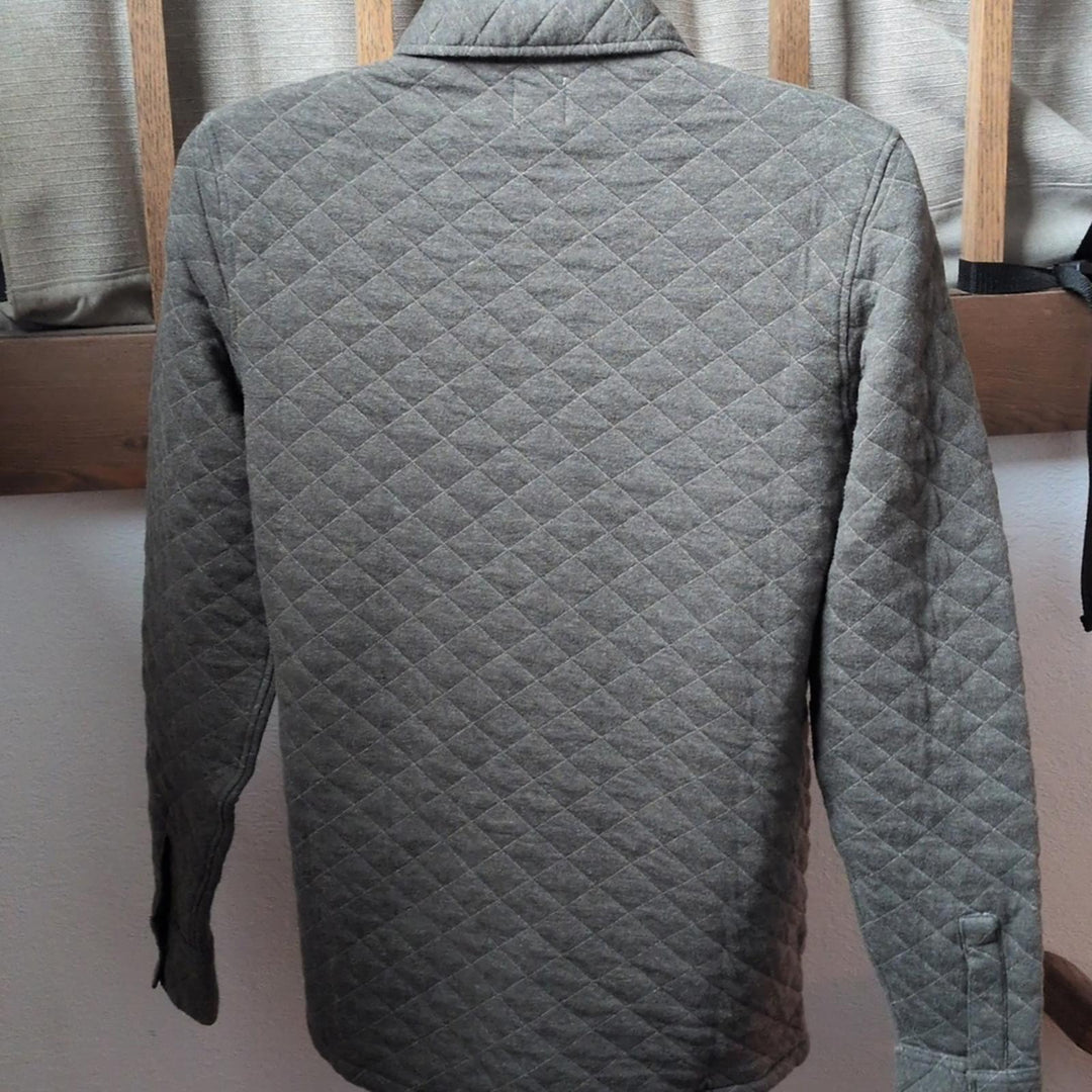 Faherty Epic Quilted CPO in Olive Melange - XS/S