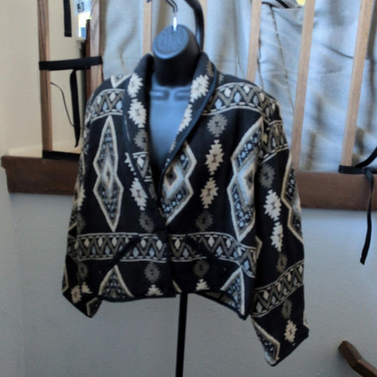 Vintage 90s New Identity Kilim Style Jacket  - Large