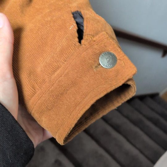 Beautiful Giant Sherpa And Corduroy Jacket - M