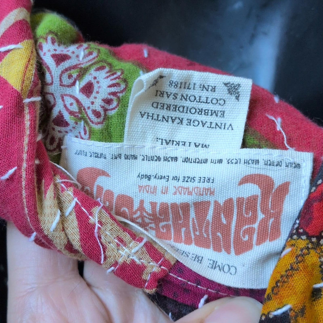 Kantha Bae Cowl Split Pullover - One Size