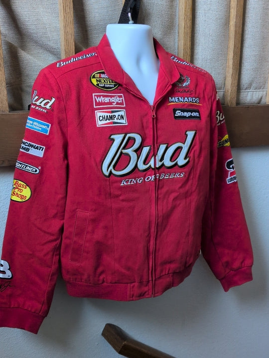 Women's vintage Chase Authentics Dale Earnhardt Jr. Budweiser jacket - Large