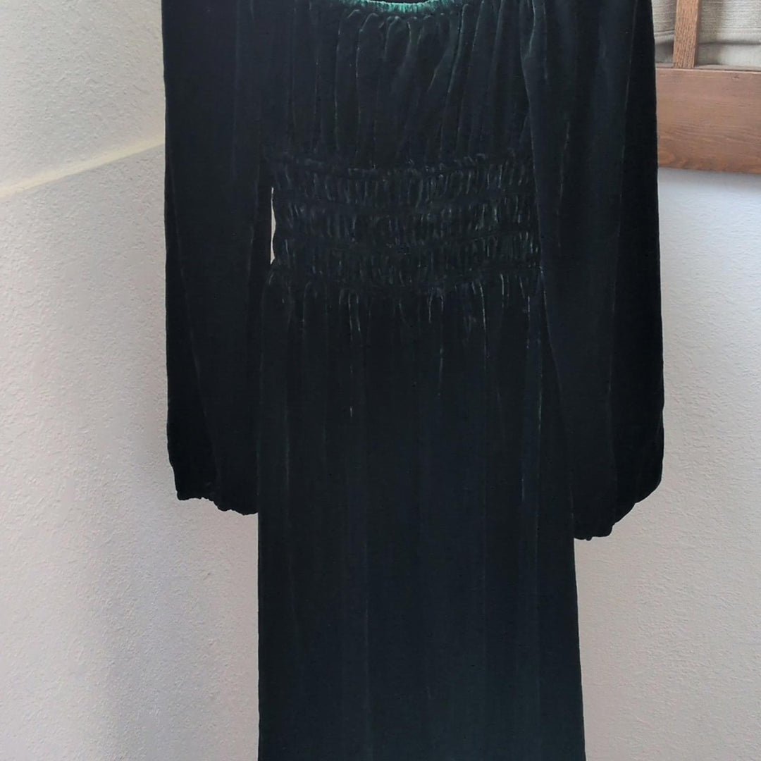 Hill House Jasmine Velvet Nap Dress - XS
