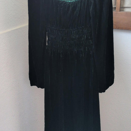 Hill House Jasmine Velvet Nap Dress - XS