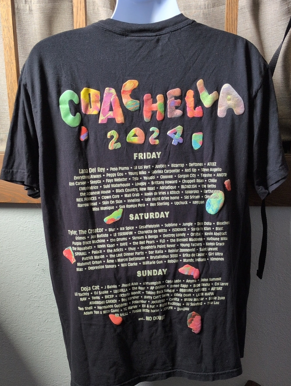 Coachella 2024 Official Line Up Desert Elements Tee - XL