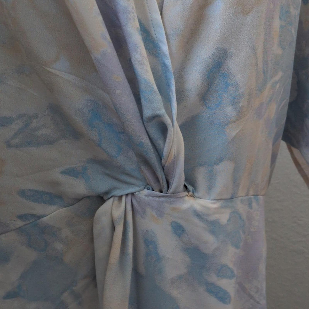Lezat Tye Dye Midi Dolman Dress - Large