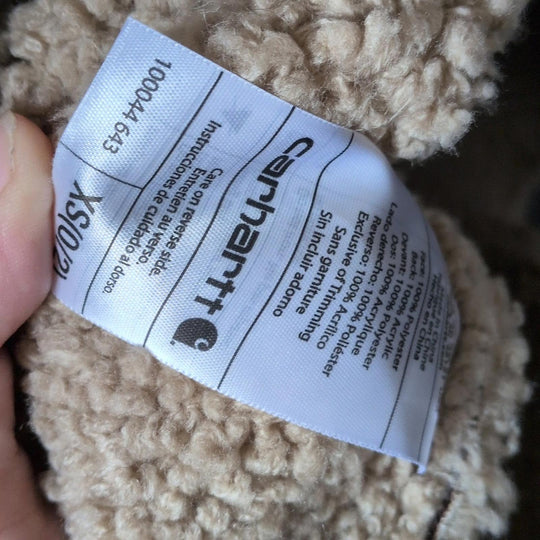 Carhartt Boulder Suede and Sherpa Parka - Xs