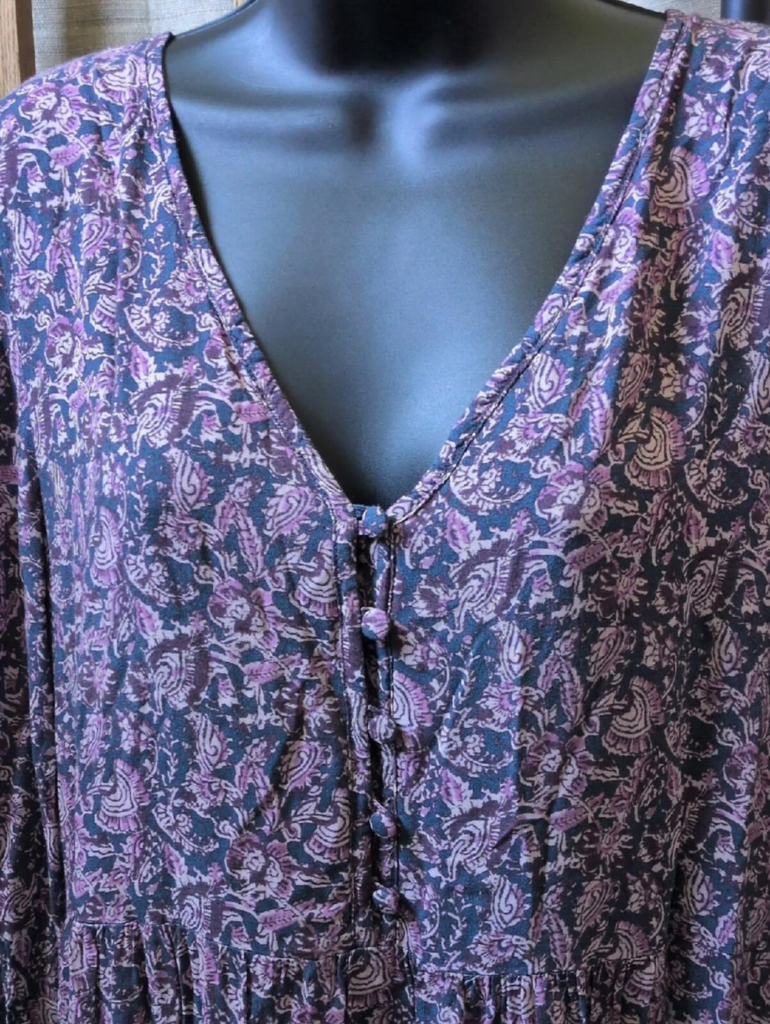 Faherty Isabella Floral Dress - Medium