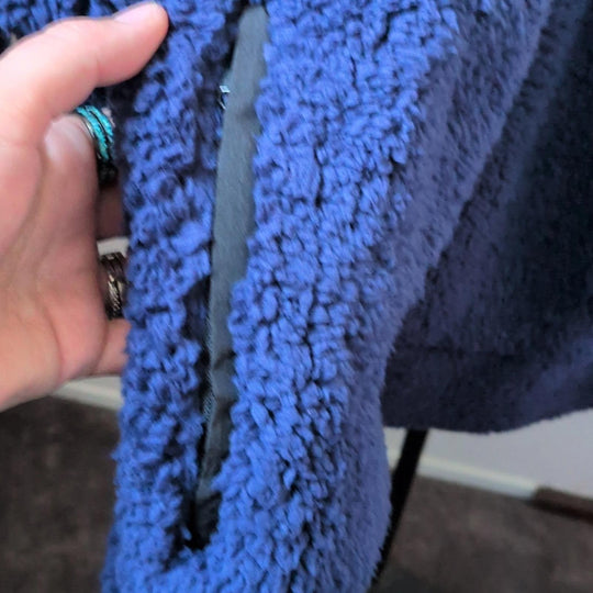 Free People Fall To Rise Quarter Zip Fleece - Medium