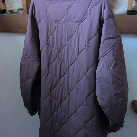 Faherty Horizon Series Quilted Jacket In Huckleberry - Large