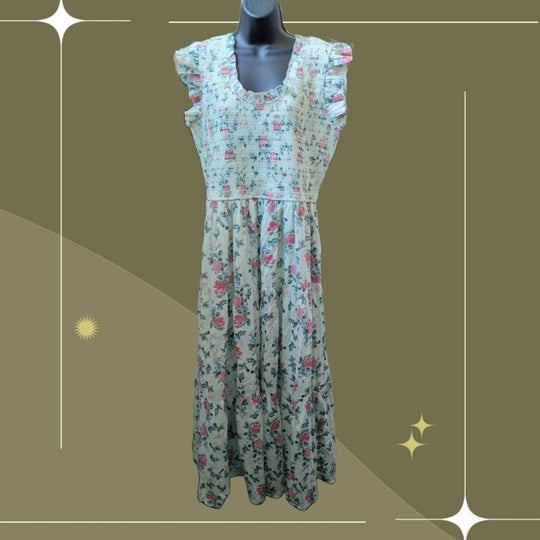 Jessakae Floral Chloe Cotton Dress - 1X