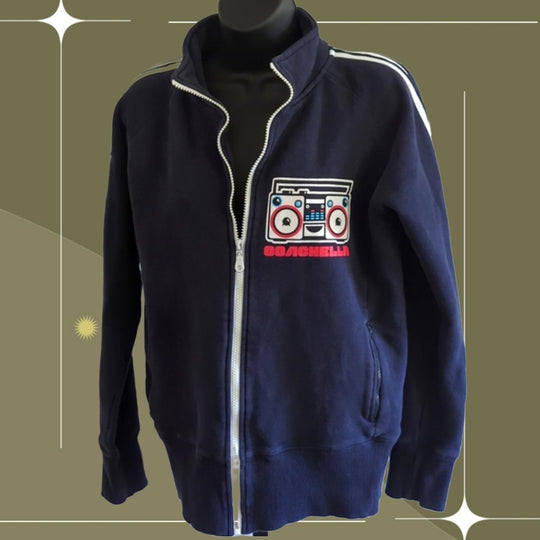 RARE Og Vintage Authentic COACHELLA zip up - Medium