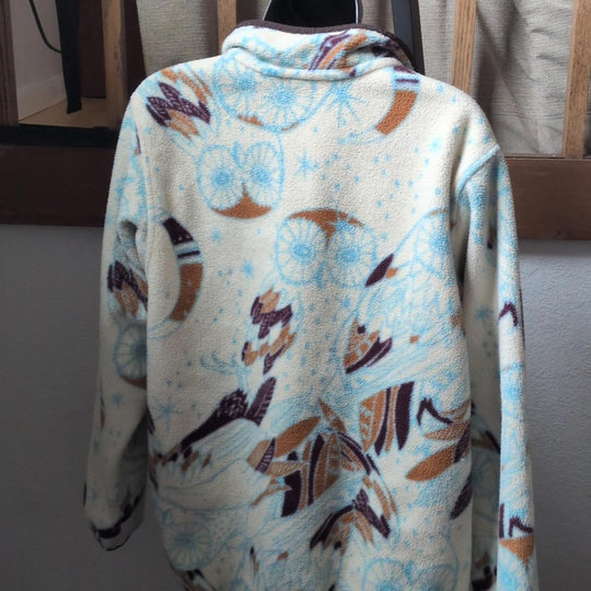 Patagonia Synchilla In Harvest Moon Owl Pattern - Large