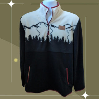 Jack And Sage Mount Washington Piste Quarter Zip Fleece - Large