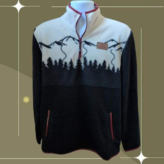 Jack And Sage Mount Washington Piste Quarter Zip Fleece - Large