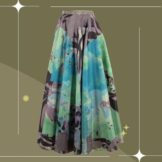 Geisha Designs Pintura Maxi Skirt