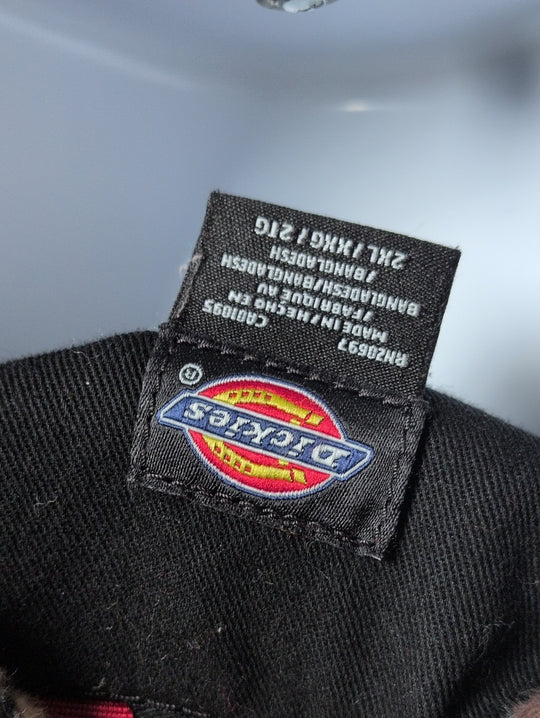 DICKIES Heavyweight Brawny Flannel Chocolate Brown Plaid - 2XL