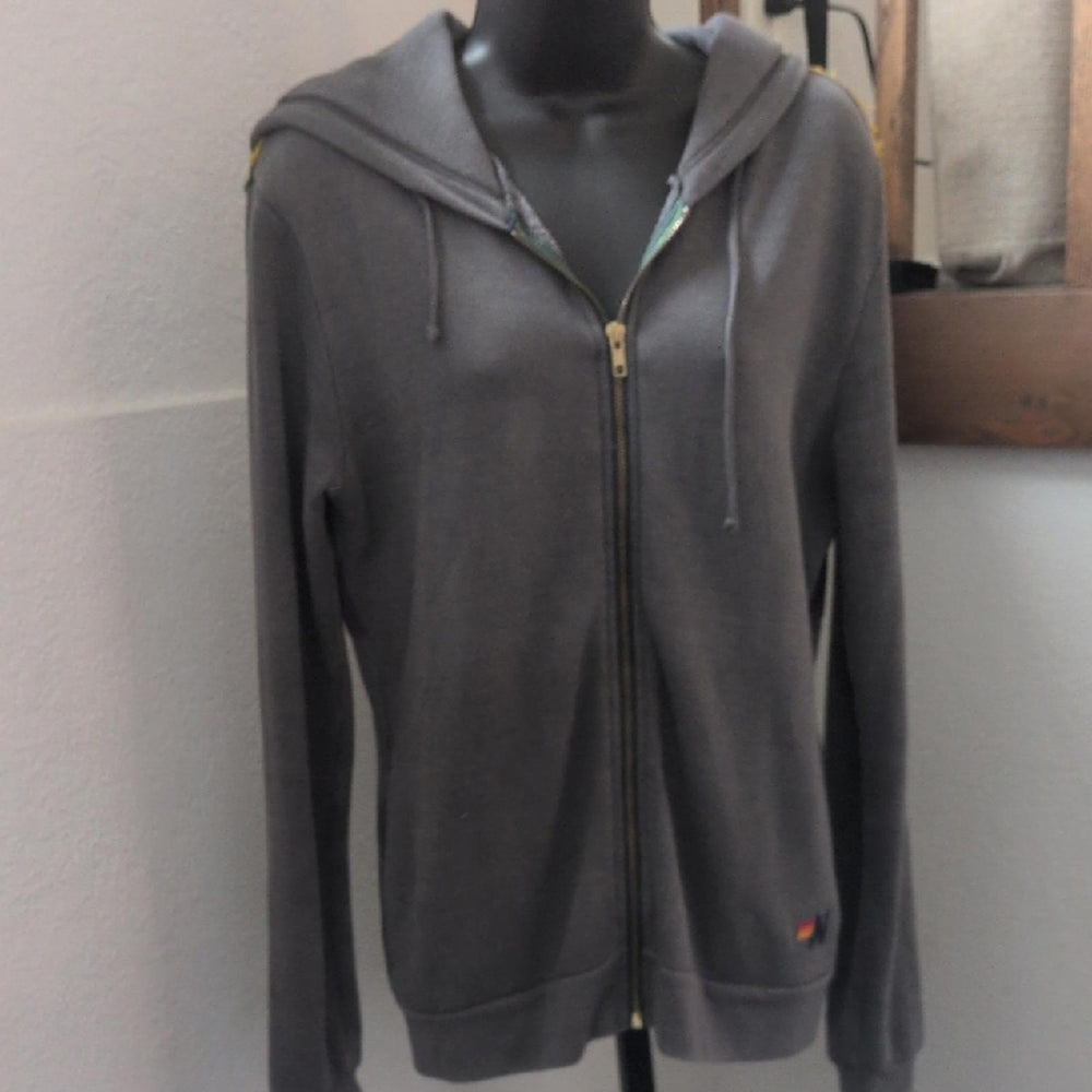 Aviator Nation Sunburst Hoodie Zip Up - Small