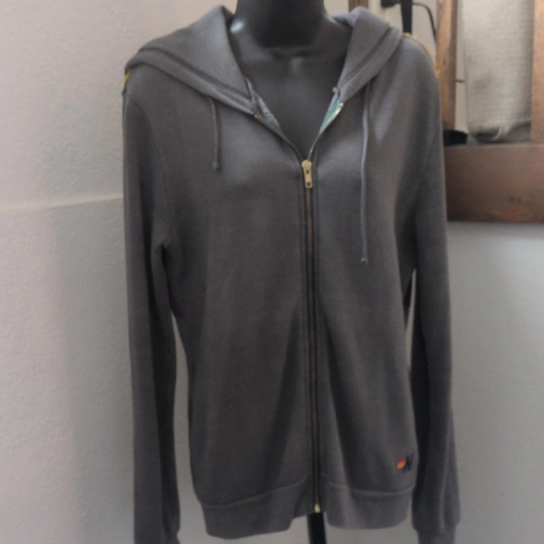 Aviator Nation Sunburst Hoodie Zip Up - Small