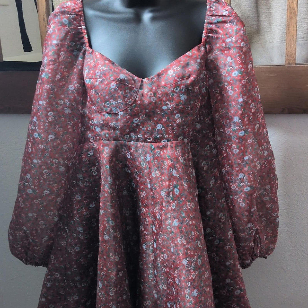 Selkie Crimson Princess Dress - Large