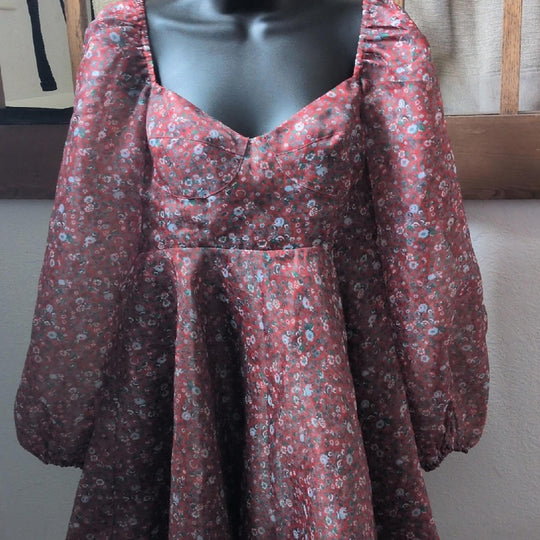 Selkie Crimson Princess Dress - Large